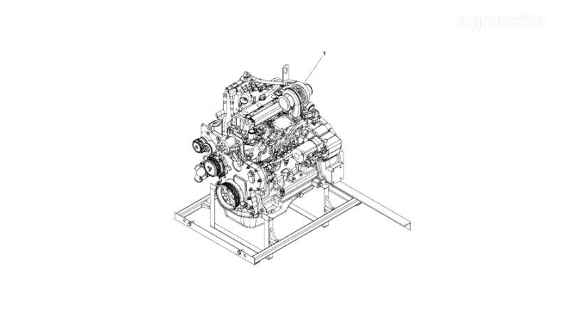 двигатель John Deere 9470RX RG40070 (