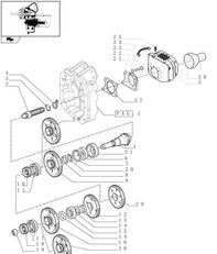 звездочка Koło zębate 87373886 для трактора колесного New Holland  T6010