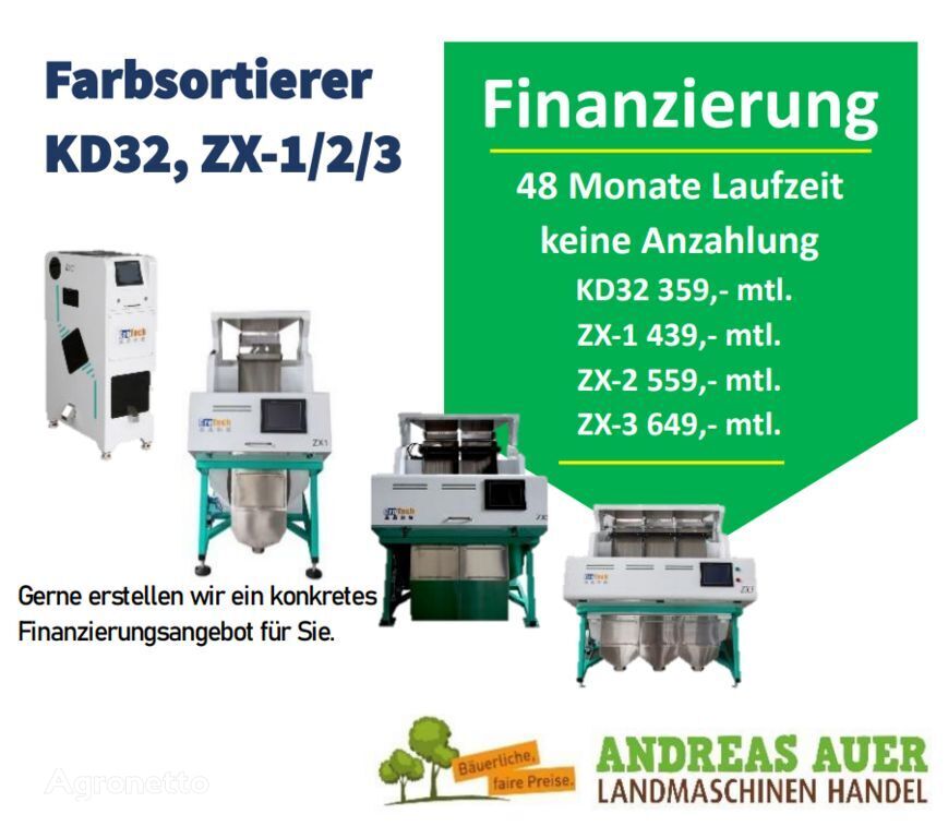 новый зерноочиститель Andreas Auer Farbsortierer KD32, ZX-1/2/3